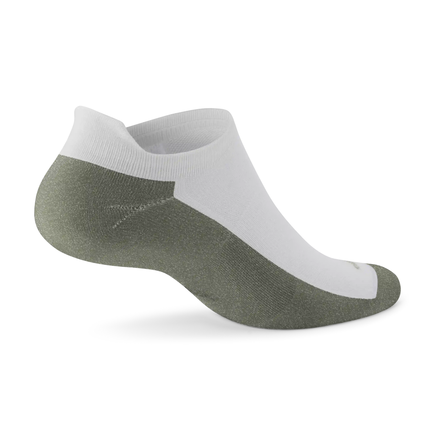 Anytime Ankle Sock - Blizzard/Thunder Green