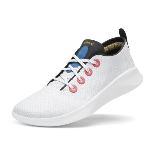 Women's SuperLight Tree Runners - Blizzard/Bloom Coral (Blizzard Sole)