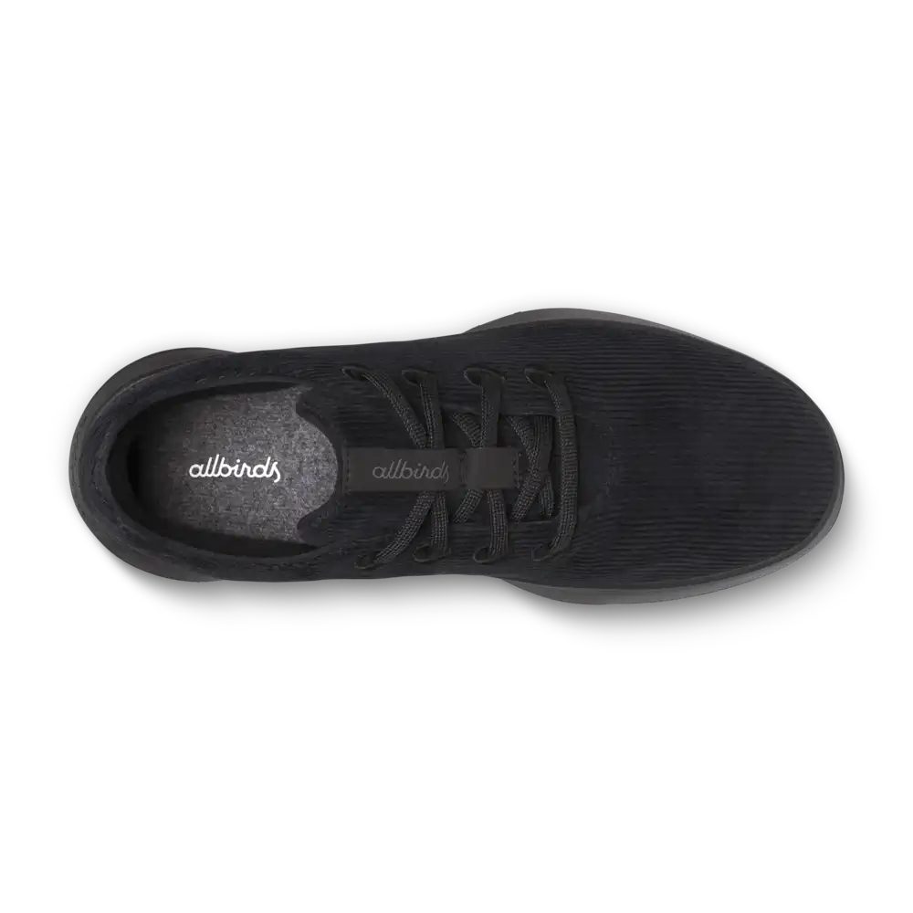 Women's Runner Go - Corduroy - Natural Black (Dark Grey Sole)