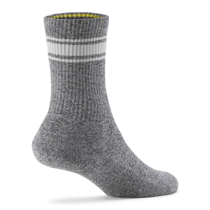 Anytime Crew Sock - Natural Grey Heather/Light Grey