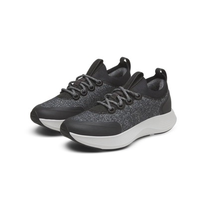 Women's Wool Strider - Dark Grey (Light Grey Sole)