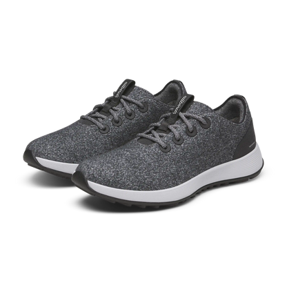 Men's Wool Runner NZ Waterproof - Dark Grey (Light Grey Sole)
