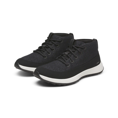 Men's Wool Runner NZ Mid Waterproof - Natural Black (Natural White Sole)