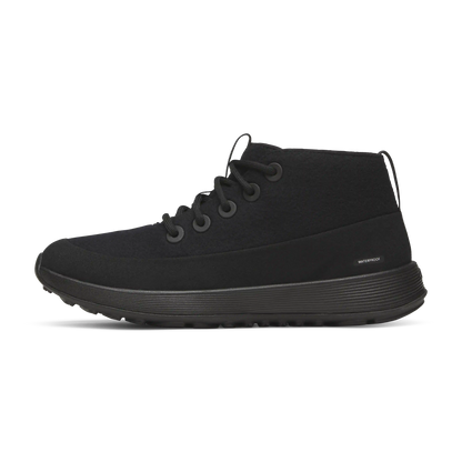 Men's Wool Runner NZ Mid Waterproof - Natural Black (Natural Black Sole)