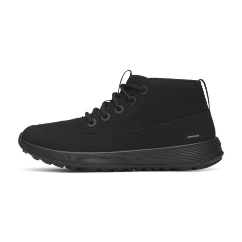 Men's Wool Runner NZ Mid Waterproof - Natural Black (Natural Black Sole)