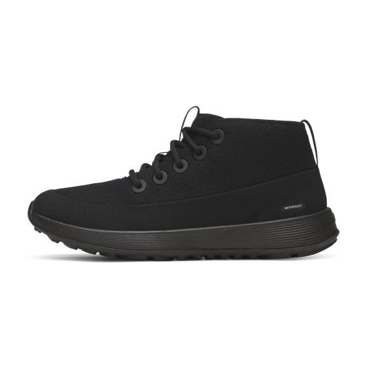 Men's Wool Runner NZ Mid Waterproof - Natural Black (Natural Black Sole)