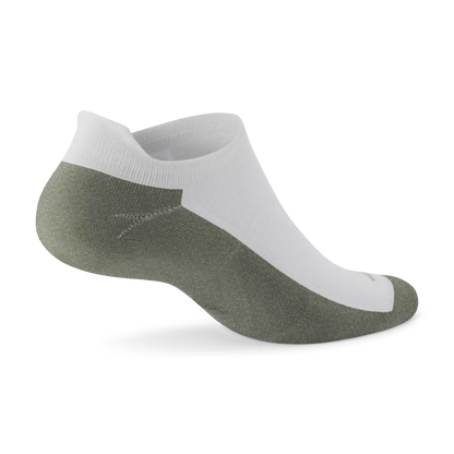 Anytime Ankle Sock - Blizzard/Thunder Green