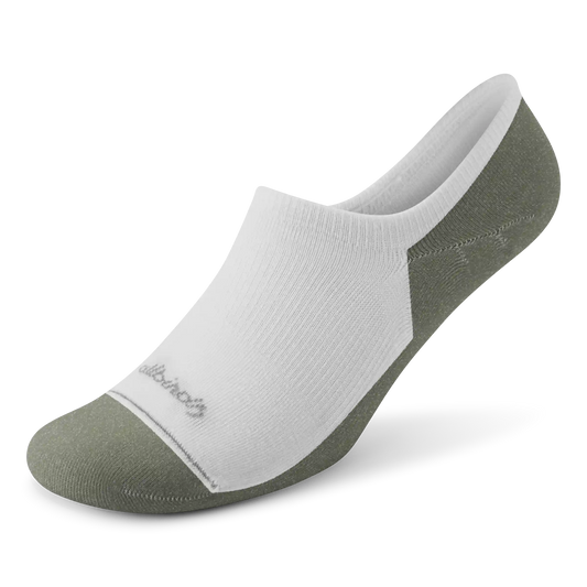 Anytime No Show Sock - Blizzard/Thunder Green