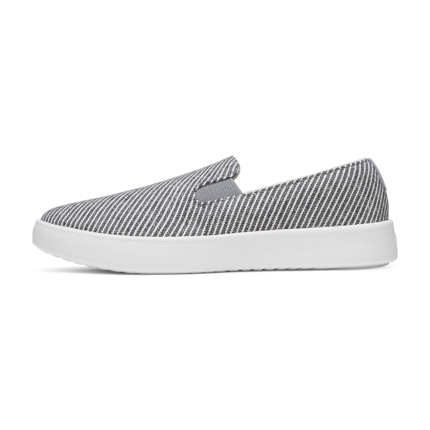 Women's Canvas Cruiser Slip On - Deep Navy Stripes (Blizzard Sole)