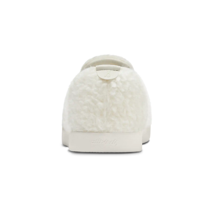 Smallbirds Wool Loungers - Big Kids - Natural White Fluffs (Natural White Sole)