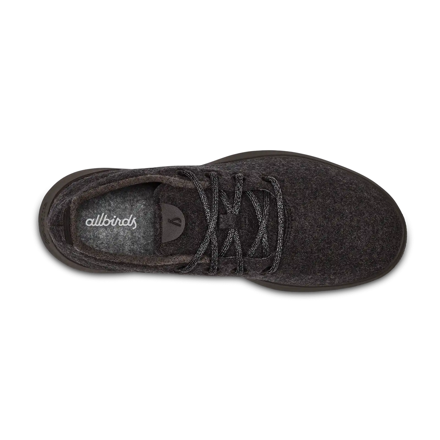 Women's Wool Runner - Natural Black (Black Sole)