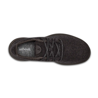 Women's Wool Runner - Natural Black (Black Sole)