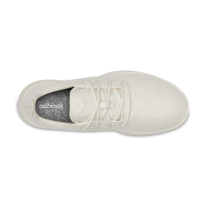 Women's Wool Runner - Natural White (Cream Sole)