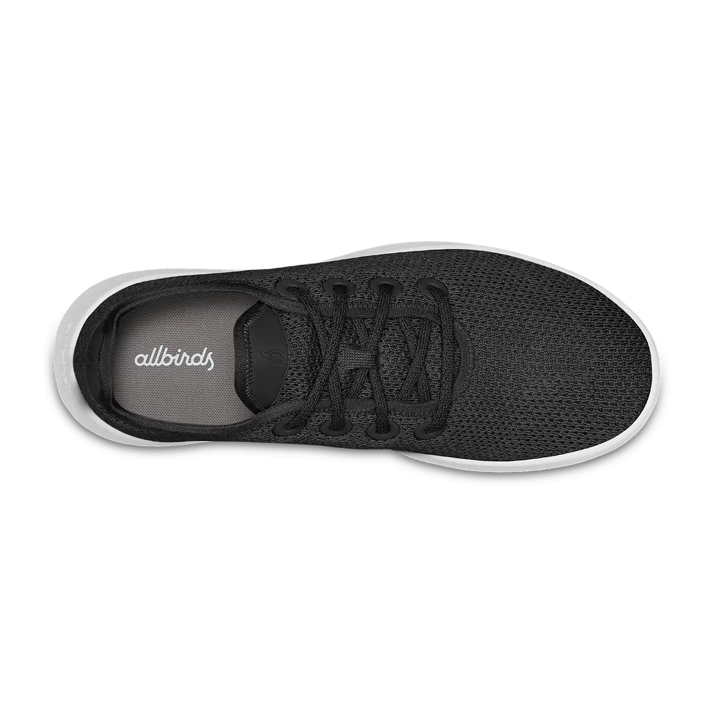 Women's Tree Runner - Jet Black (White Sole)