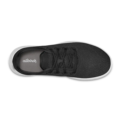 Women's Tree Runner - Jet Black (White Sole)